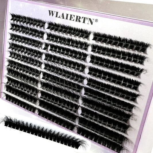 120PCS 5D Fluffy Cluster Lashes 30D-100D Natural Thick Eyelash Clusters Individual Lashes DIY Eyelashes Extension Makeup