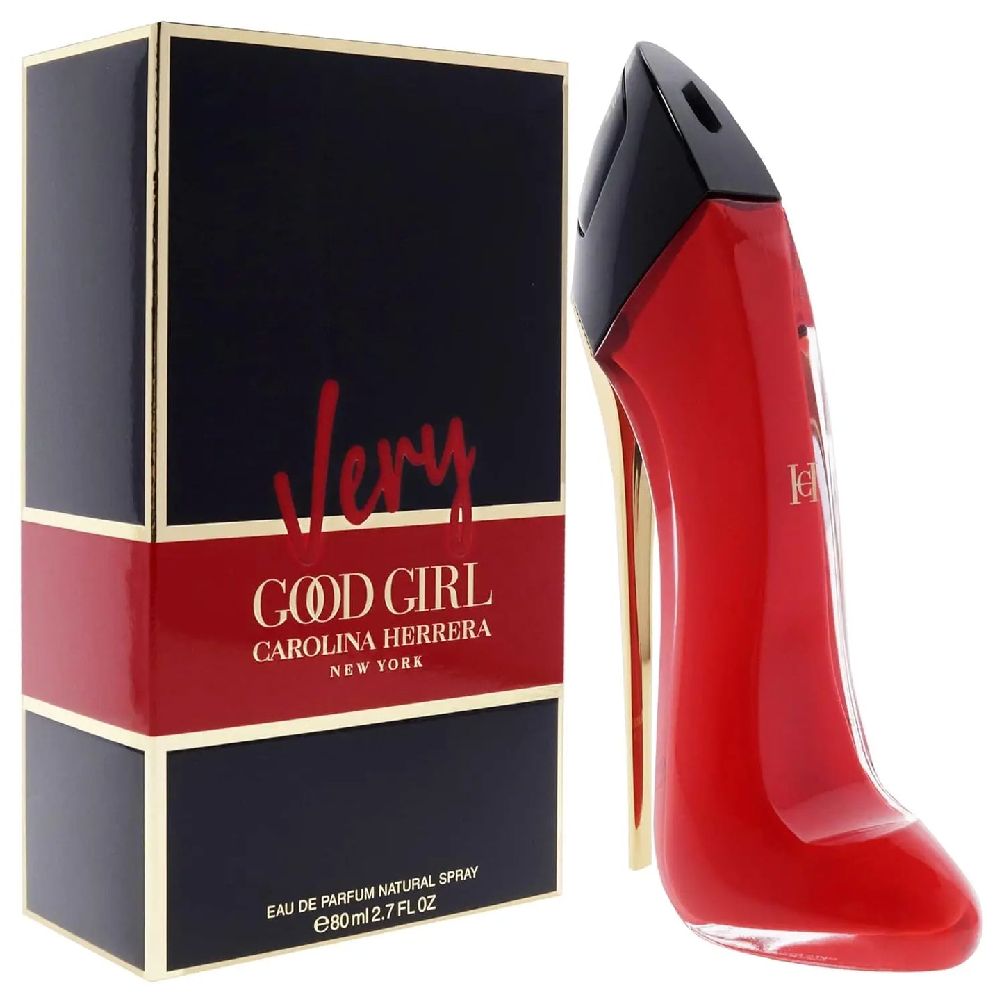Carolina Herrera Very Good Girl EDP Spray Women 2.7 oz Versatile Daily Wear Floral Fruity Fragrance with Rose Vanilla Vetiver