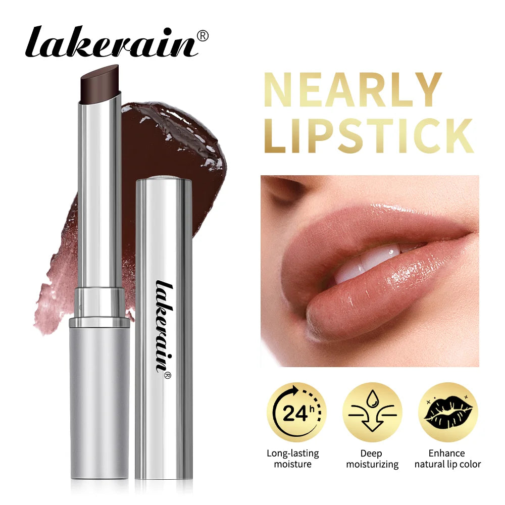 Lipstick Lip Balm Natural Color Creamy Texture Long Lasting Moisturizing Nourishing Lip Care Gloss Cosmetic