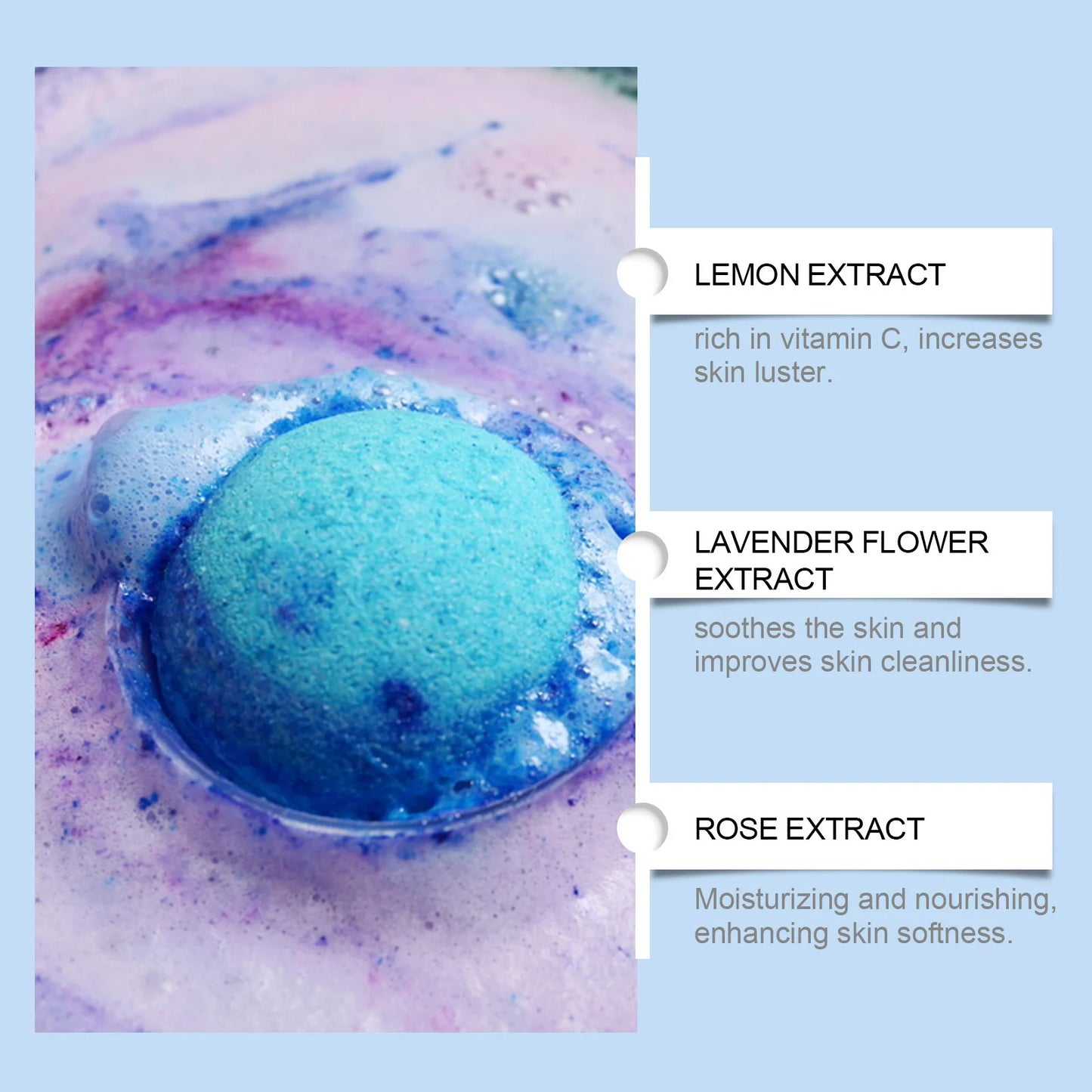 30gx6pcs Bubble Bath Bombs Aroma Exfoliating Relief Relaxing Aromatherapy Body Wash Cleansing Floral Scent Bombs Shower