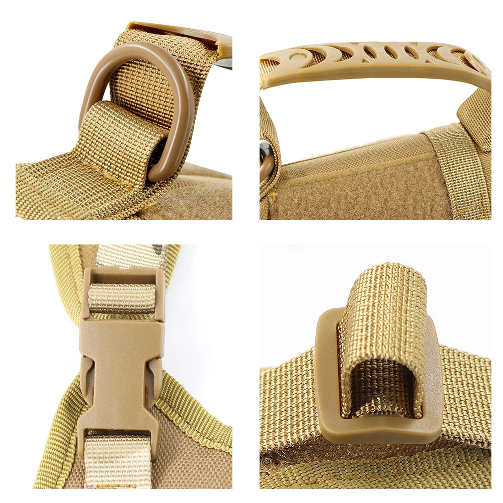 Tactical Cat Harness And Leashes For  Small Dog Puppy Vest Straps with Handle Harnesses Training Adjustable Pet Accessories