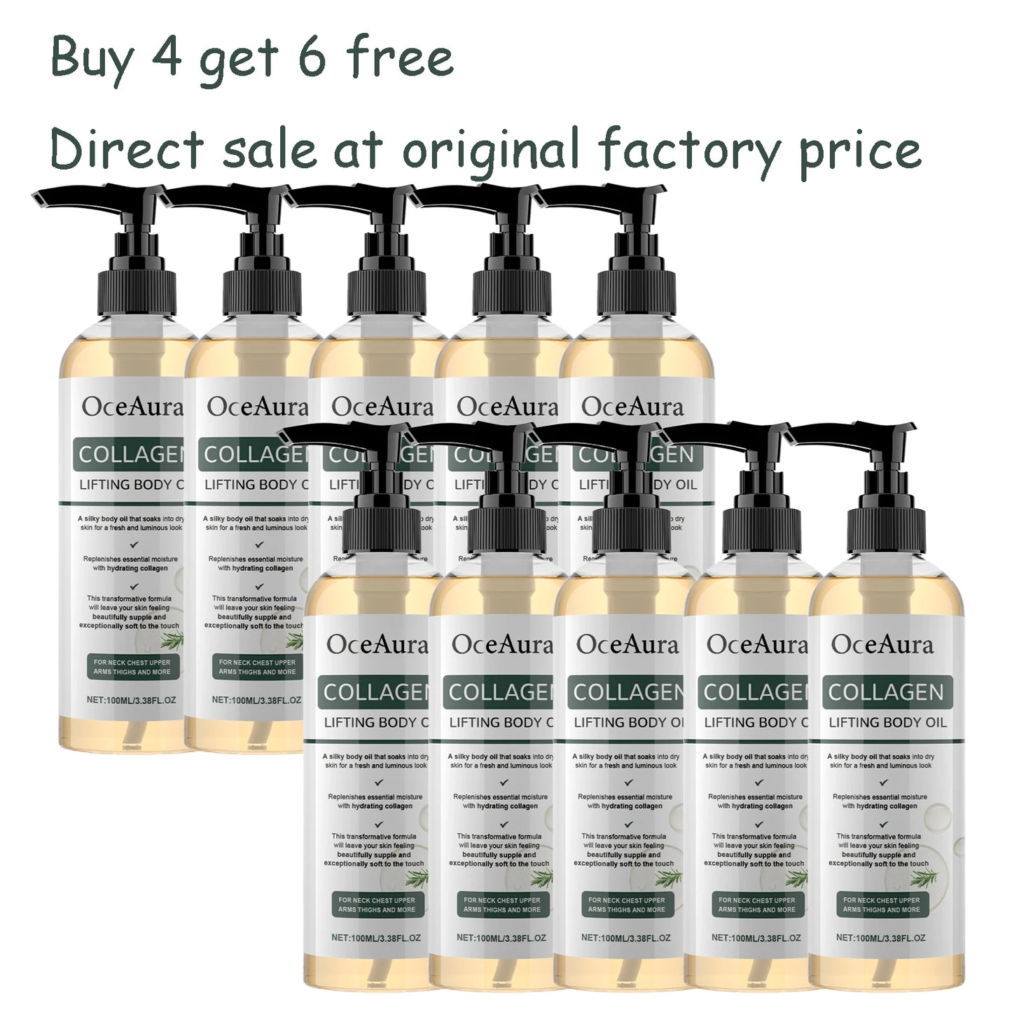 100ML Body Essence Oil Daily Moisturizing Enhance Skin Elasticity Non-greasy Reduce Dryness Tightening Body Care Oil
