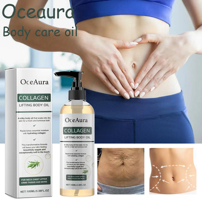 100ML Body Essence Oil Daily Moisturizing Enhance Skin Elasticity Non-greasy Reduce Dryness Tightening Body Care Oil