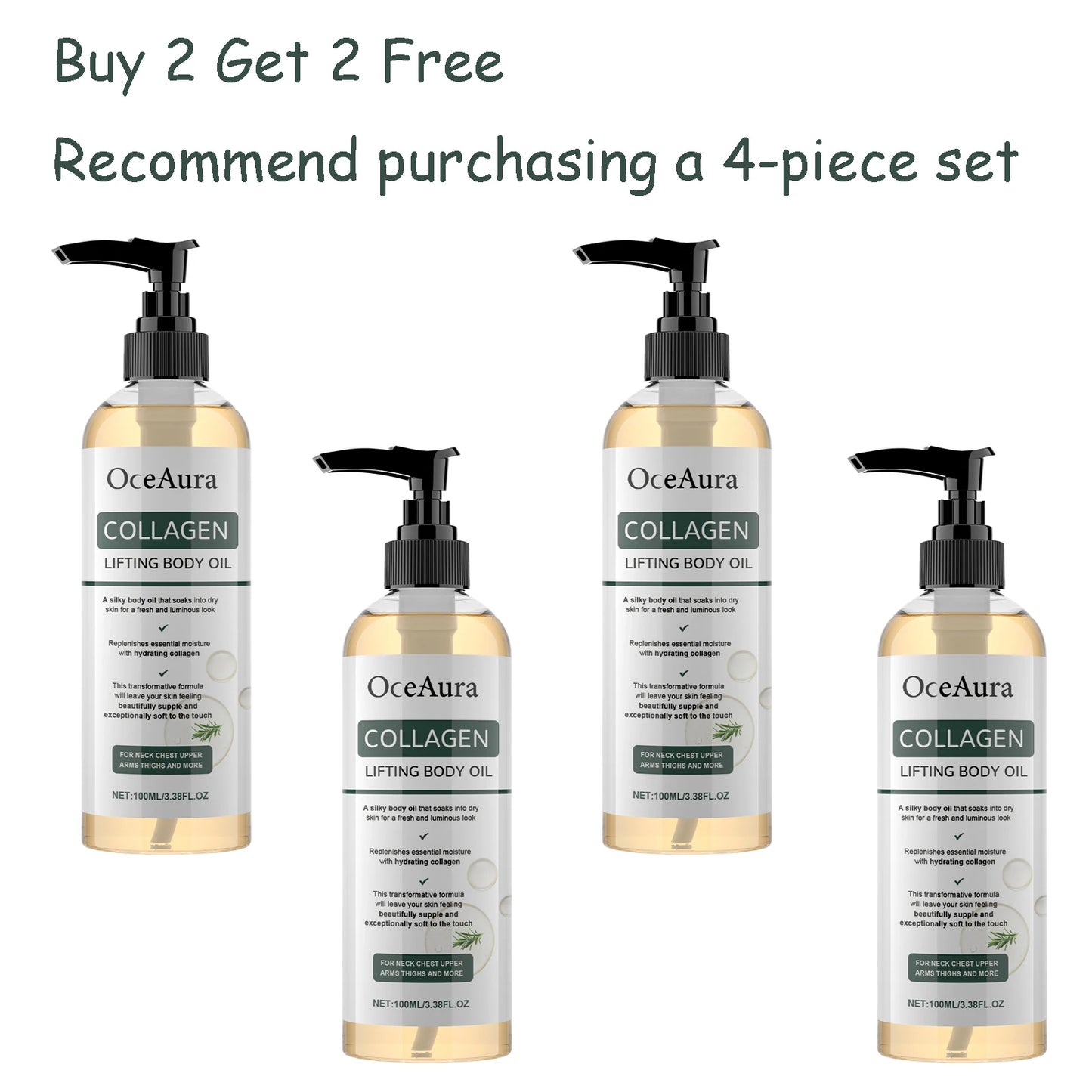 100ML Body Essence Oil Daily Moisturizing Enhance Skin Elasticity Non-greasy Reduce Dryness Tightening Body Care Oil