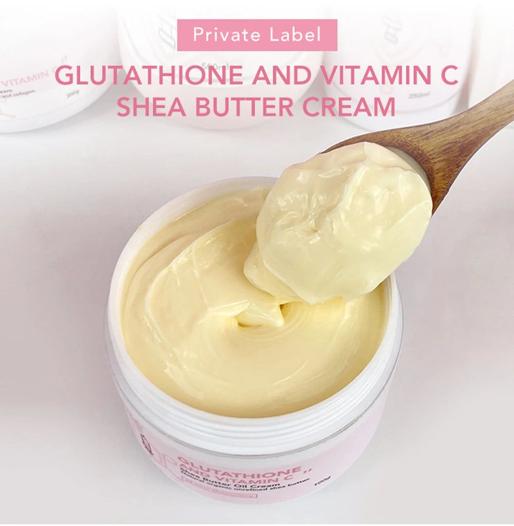 Whitening And Lightening Cream, Suitable For Face And Body , Shea Butter Oil Natural Intense Hydrating Repair Cracked Skin