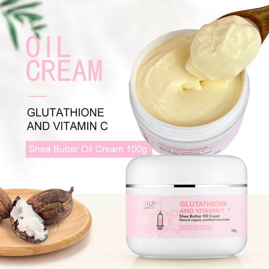 Whitening And Lightening Cream, Suitable For Face And Body , Shea Butter Oil Natural Intense Hydrating Repair Cracked Skin
