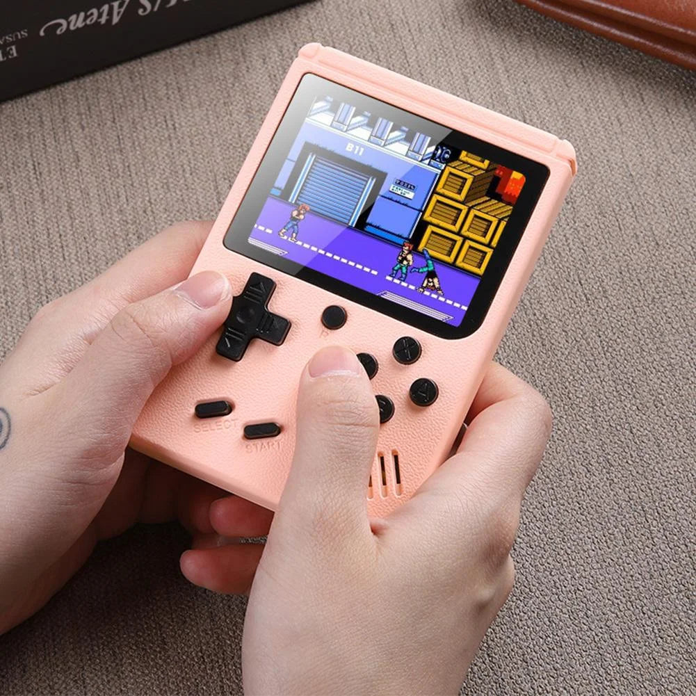 500 Games In One Portable Mini Electronic Video Game Player Kids Electronic Game Toy For Children Handheld Game Console Adjustab