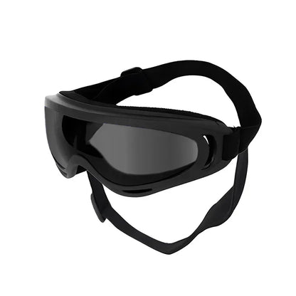 Pet Goggles Adjustable Anti UV Glare Windproof Sunglasses for Dogs Outdoor Hiking Running Beach All Breeds Eye Protection Black