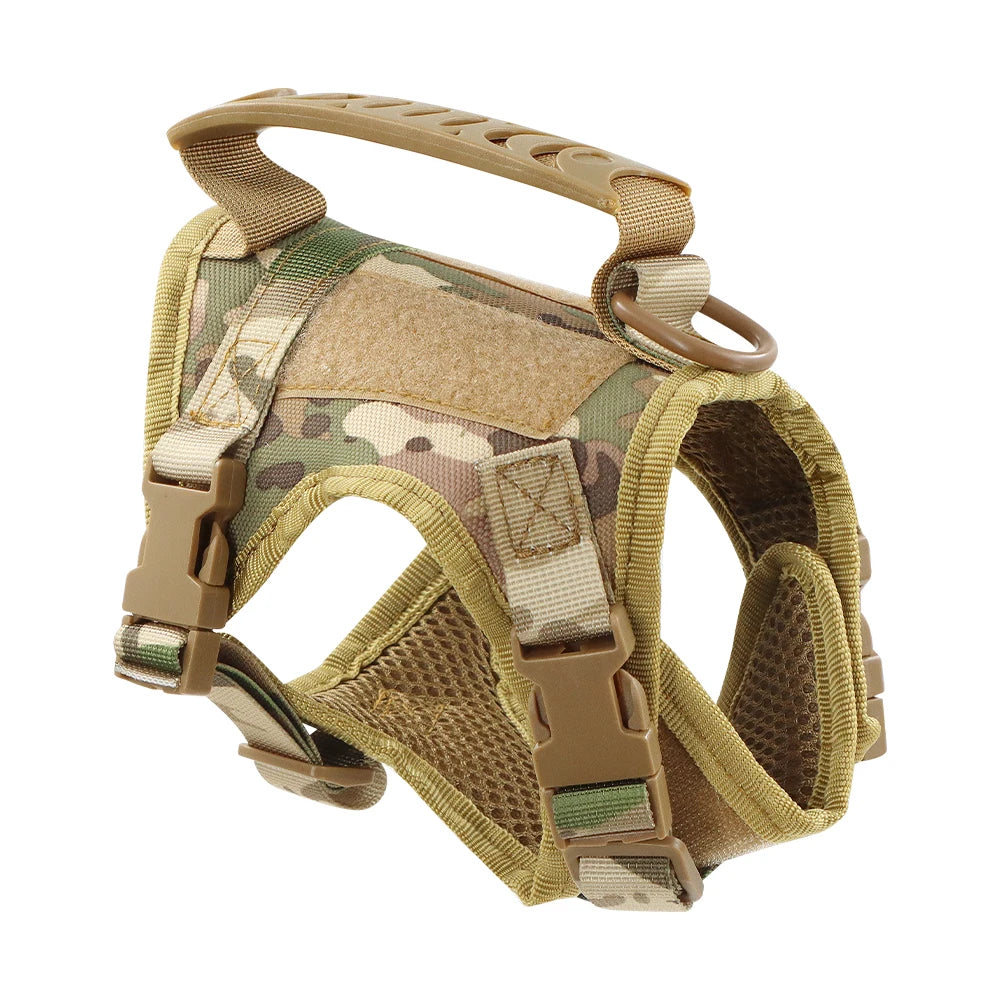 Tactical Cat Harness And Leashes For  Small Dog Puppy Vest Straps with Handle Harnesses Training Adjustable Pet Accessories