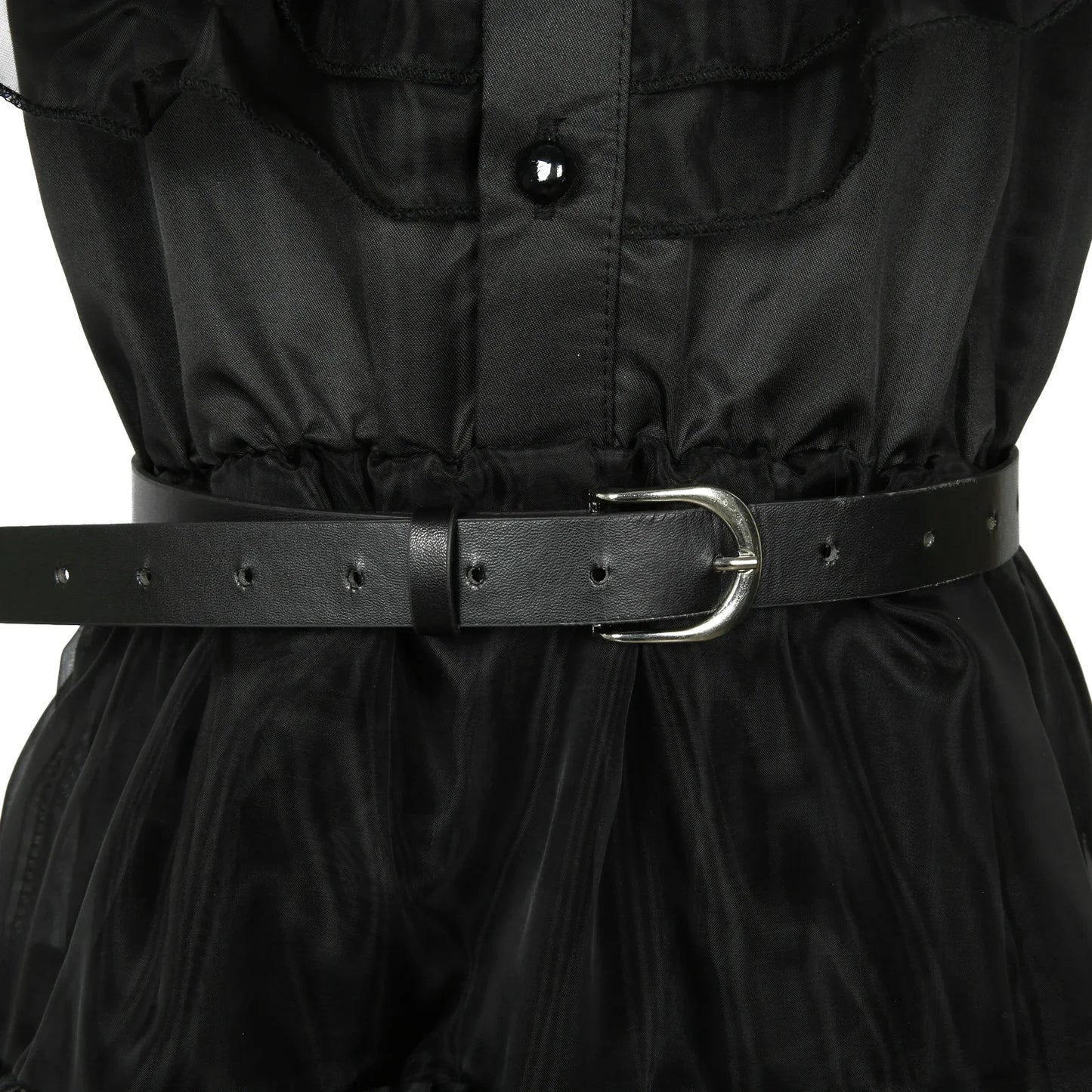  Wednesday Addams Cosplay Dress For Girl Kids Movie Black Dress Adult Women's Dress Halloween Carnival Party Role Play Set