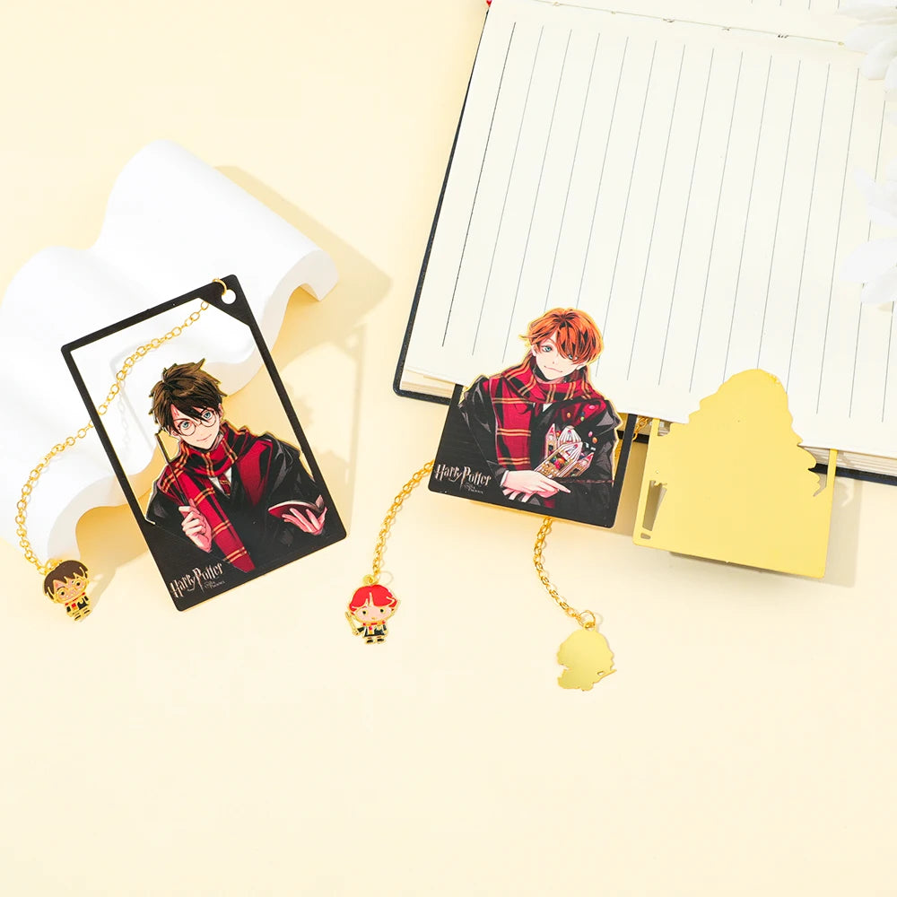 Harry Potter Retro Metal Bookmarks - Magic World Collectibles, Reading Companions and Exquisite Gifts for Book Lovers