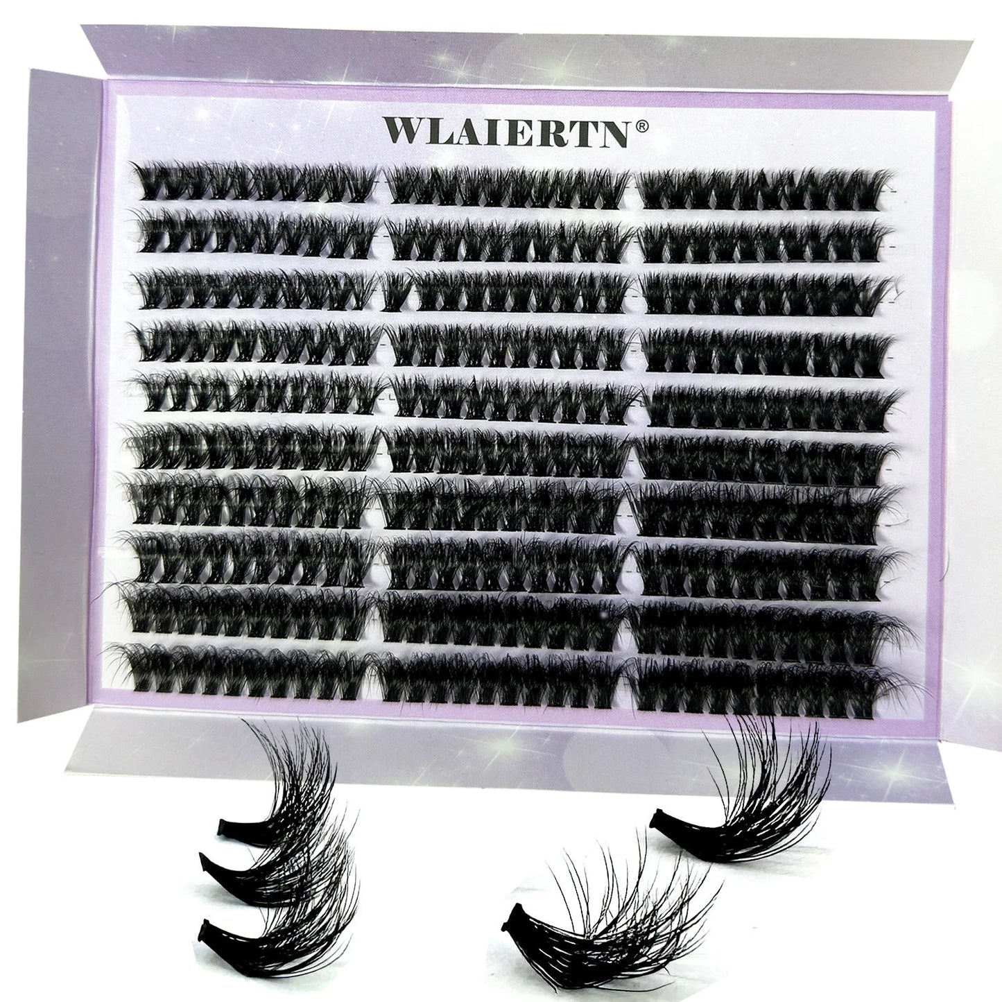 120PCS 5D Fluffy Cluster Lashes 30D-100D Natural Thick Eyelash Clusters Individual Lashes DIY Eyelashes Extension Makeup