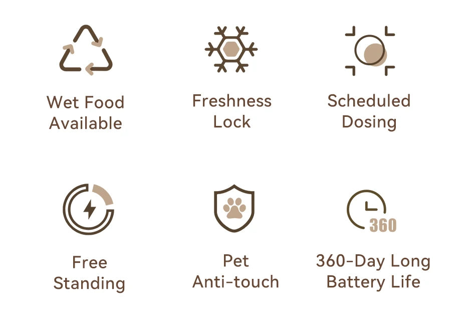 Automatic Pet Feeder 4 Meals For Wet Dry Food Feeding Wireless Smart Kibble Dispenser Cat Dog Multifunctional Cat Feeder