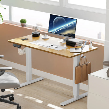 Electric Standing Desk Height Adjustable 40x24 Inch Stand Up Sit Stand Computer Desk Workstation Ergonomic Work Table