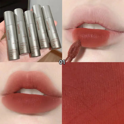 Single Velvet Matte Mist Lip Gloss - 12H Waterproof Non-stick Cup Smudge Proof Not Fade Liquid Lipstick Long-lasting Pigment