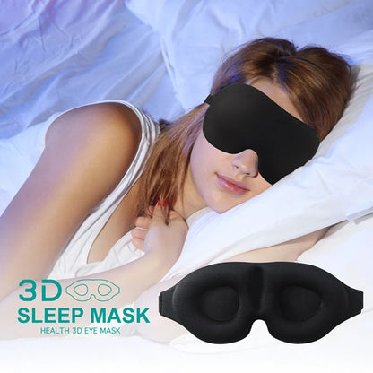 Sleep Mask Blockout Eye Mask for Side Sleeper Women Men Portable Blindfold Travel Sleeping Aid Eye Cover Slaapmasker