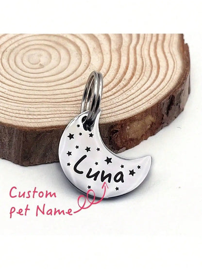 Personalized Laser Engraved Pet Tag Custom Name Number Anti Loss Rustproof Dog Cat ID Tag