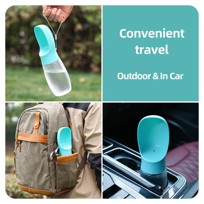 500ml Big Dog Water Bottle Portable Drinking Bowl For Small Medium Dogs Cat Travel Hiking Puppy Pet Water Dispenser Cup Labrodor