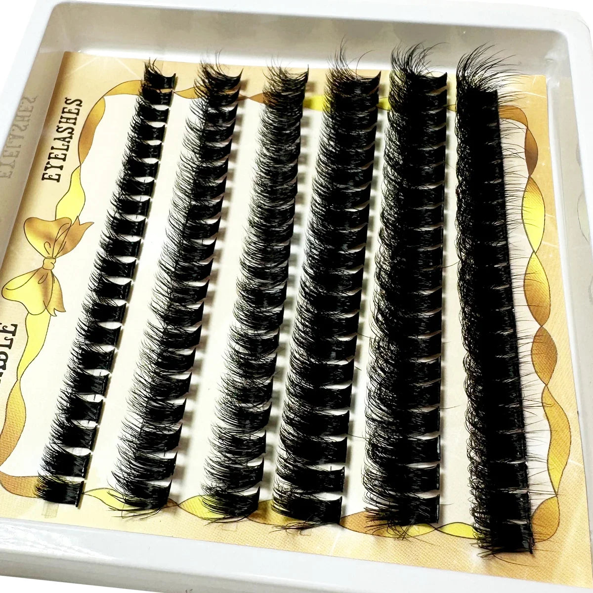 120PCS 5D Fluffy Cluster Lashes 30D-100D Natural Thick Eyelash Clusters Individual Lashes DIY Eyelashes Extension Makeup
