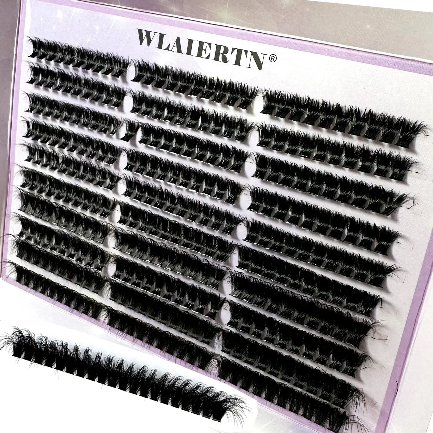 120PCS 5D Fluffy Cluster Lashes 30D-100D Natural Thick Eyelash Clusters Individual Lashes DIY Eyelashes Extension Makeup