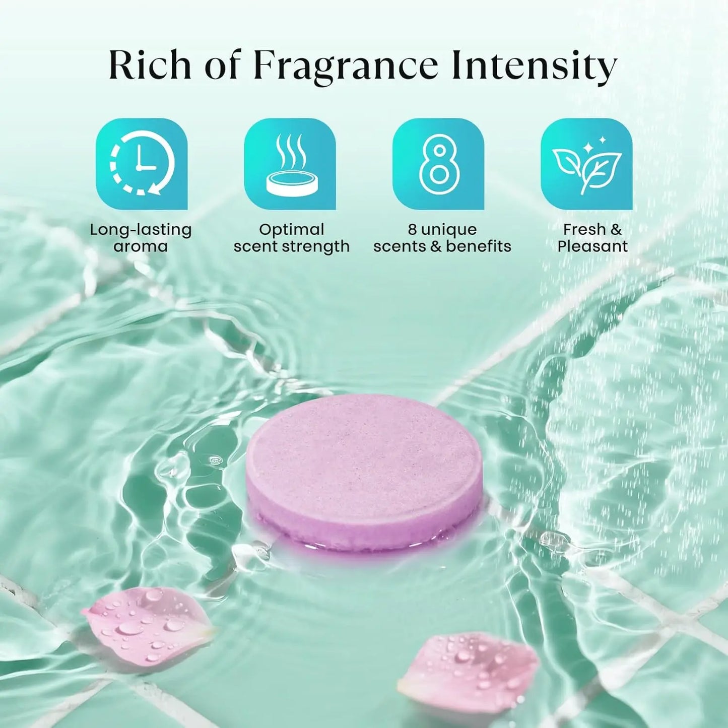 Shower Steamers Aromatherapy - Natural Essential Oils Bath Bombs for Relaxation Home Spa, Gifts for Women Mom