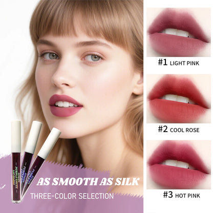 Peel Off Lip Stain Set, 3 Colors Long-Lasting Waterproof Pink Lip Tint, Transfer-Proof Non-Stick Cup Lip Makeup