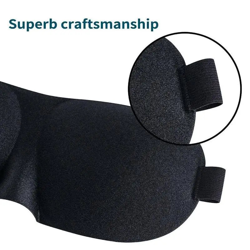 Sleep Mask Blockout Eye Mask for Side Sleeper Women Men Portable Blindfold Travel Sleeping Aid Eye Cover Slaapmasker