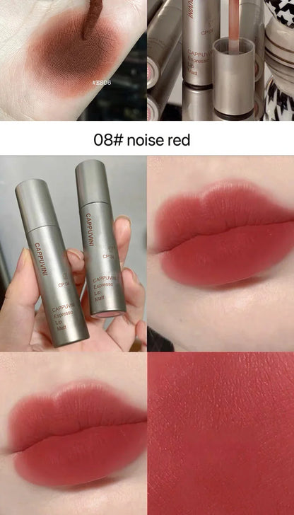 Single Velvet Matte Mist Lip Gloss - 12H Waterproof Non-stick Cup Smudge Proof Not Fade Liquid Lipstick Long-lasting Pigment