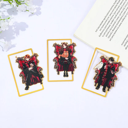 Harry Potter Retro Metal Bookmarks - Magic World Collectibles, Reading Companions and Exquisite Gifts for Book Lovers