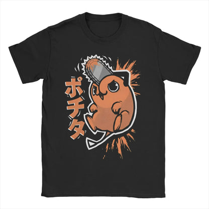 Chainsaw Man Reze T-Shirts Men Women Anime Manga Funny 100% Cotton Tee Shirt O Neck Short Sleeve T Shirts Party Clothes