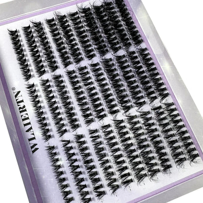 120PCS 5D Fluffy Cluster Lashes 30D-100D Natural Thick Eyelash Clusters Individual Lashes DIY Eyelashes Extension Makeup