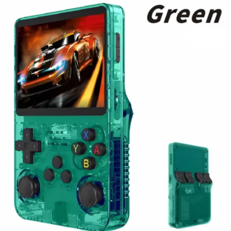 Retro Handheld Video Game Console Linux System 3.5 Inch IPS Screen R35s Plus Portable Pocket Video Player 64GB 128GB