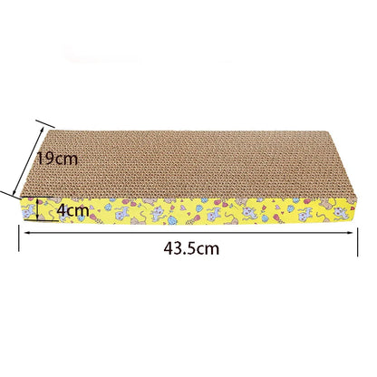 Cat Toys Cat Scraper Sharpening Claw Cardboard Corrugated Board Scratch-resistant Cat Scratch Board Cat Toy Sofa Cushion Bed