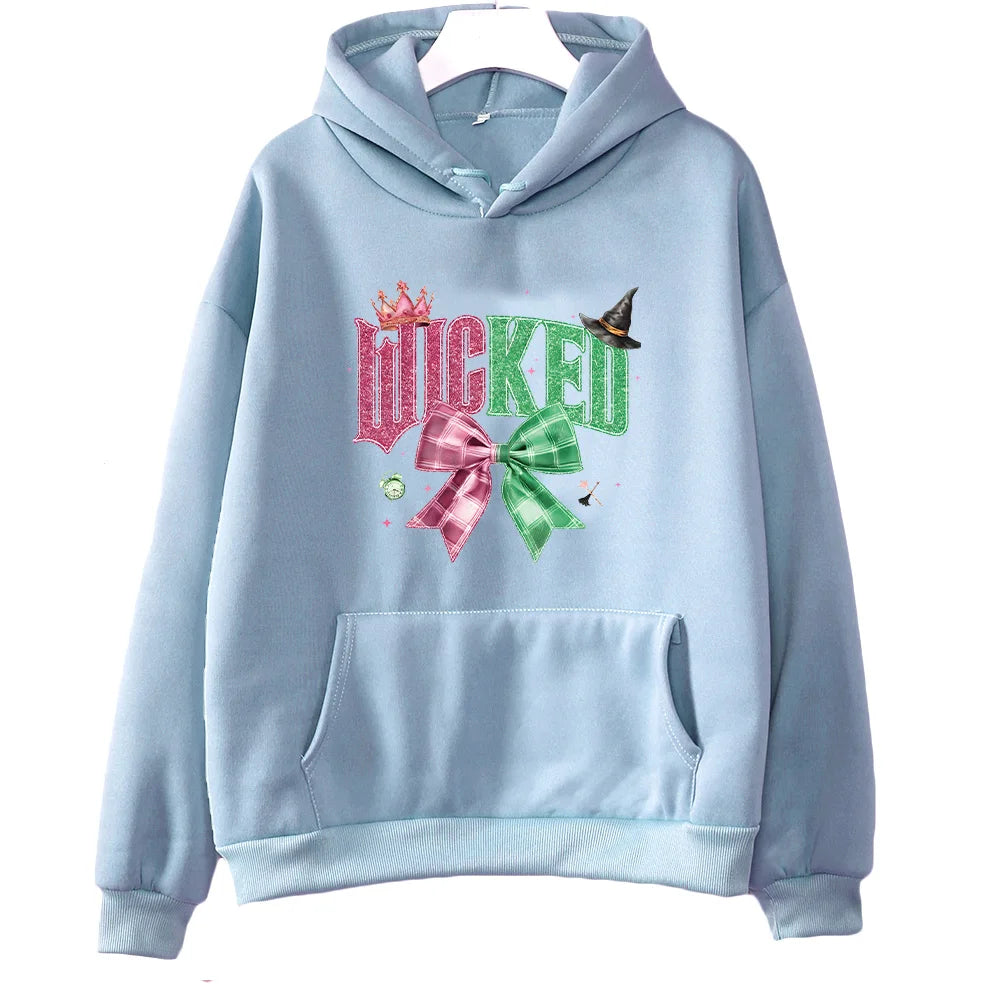 Wicked for Good Hoodies Wicked Musical Movie Fan Valentine Gift Hoody Fashion Women Men Aesthetic Autumn Winter Pullover Clothes