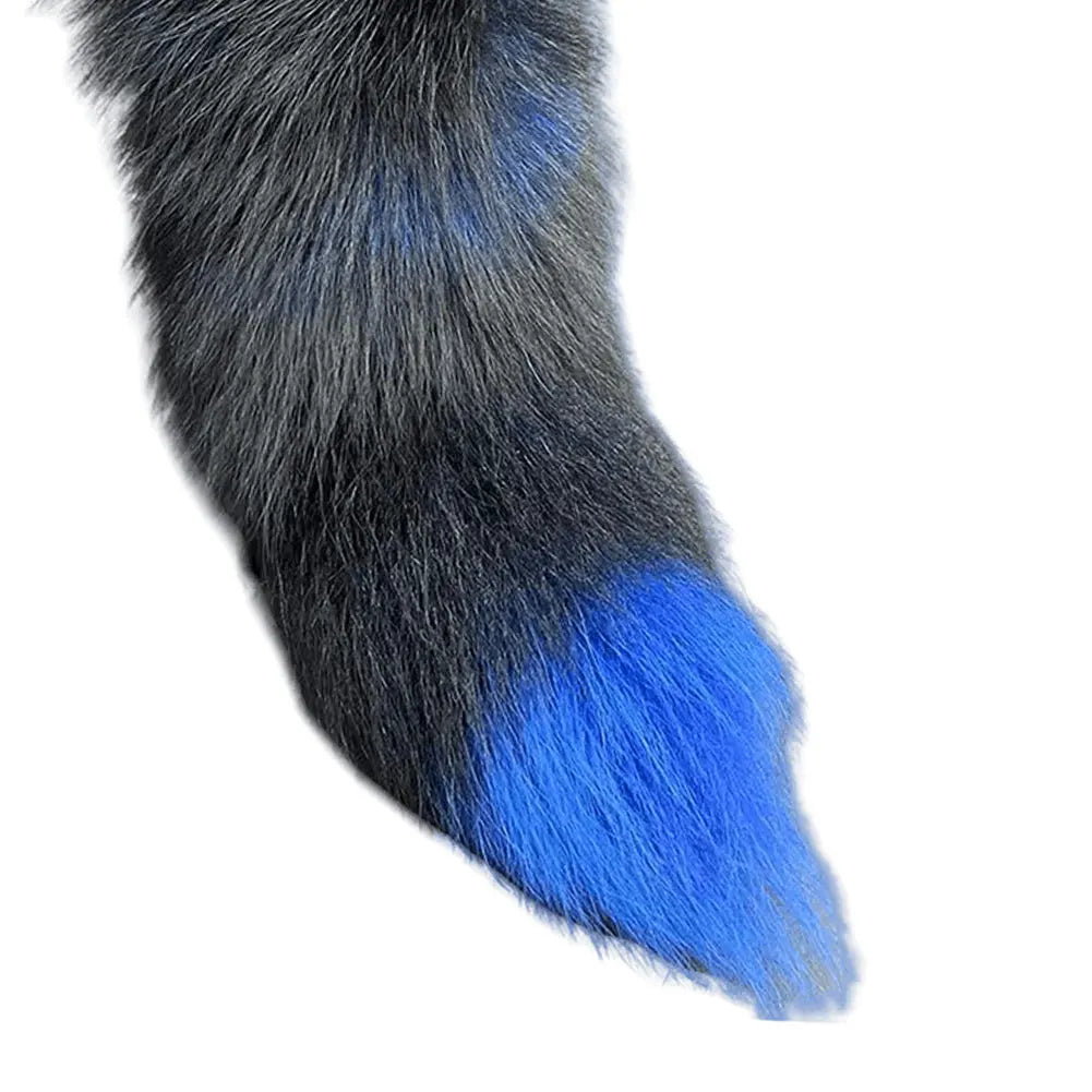 Huge Fluffy Faux Fur Fox Tail Keychain Therian Tail Fox Tail Keychain Fur Pendant Key Chain Keychain Pendant Gift for Women Girl