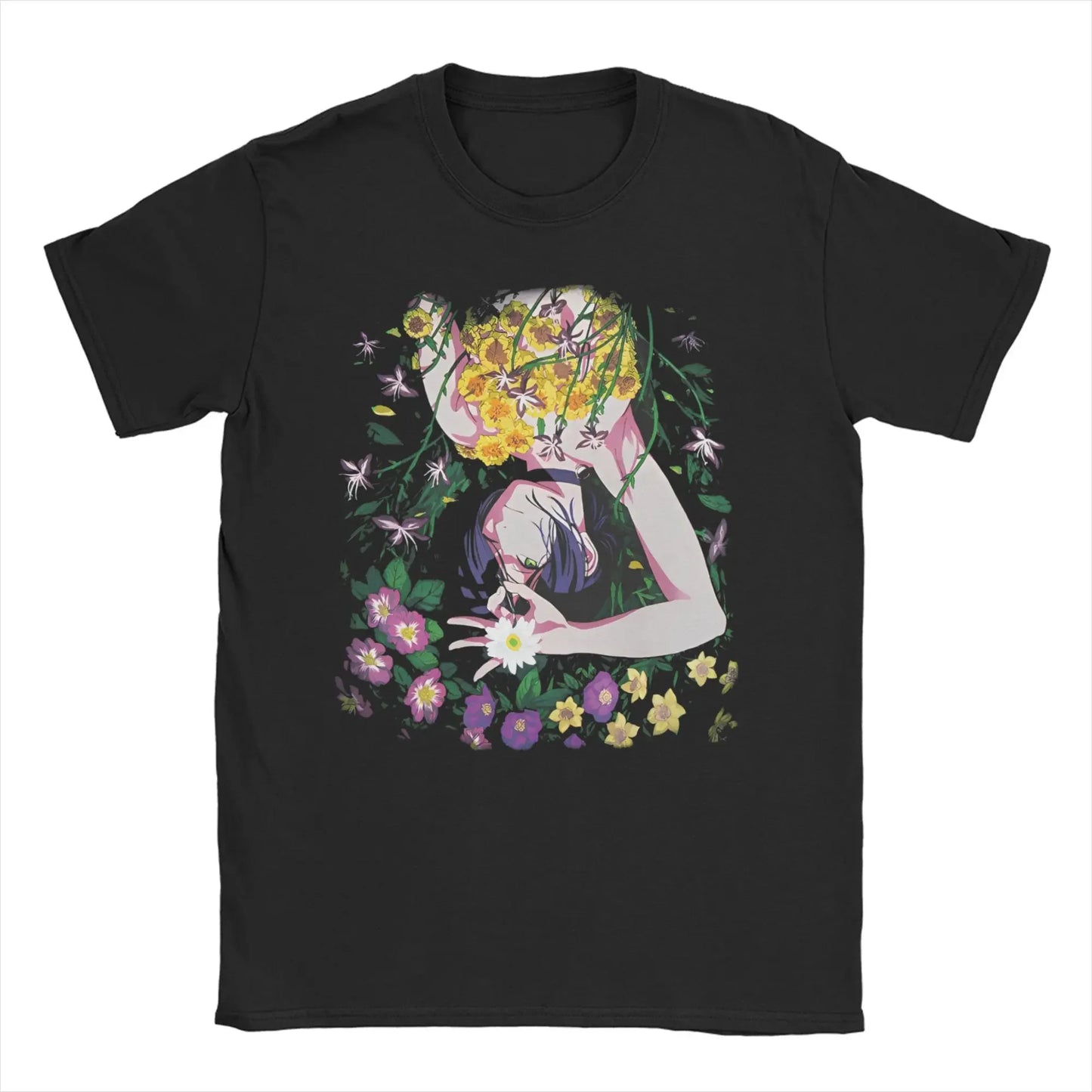 Chainsaw Man Reze T-Shirts Men Women Anime Manga Funny 100% Cotton Tee Shirt O Neck Short Sleeve T Shirts Party Clothes