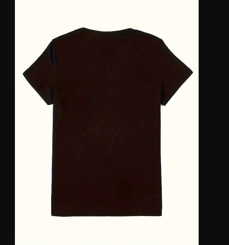 Women's Black Breast Cancer Awareness T-Shirt - "ON WEDNESDAYS WE WEAR PINK" Heart & Lips Graphic, Soft Polyester