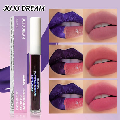 Peel Off Lip Stain Set, 3 Colors Long-Lasting Waterproof Pink Lip Tint, Transfer-Proof Non-Stick Cup Lip Makeup