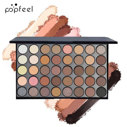 POPFEEL Eye Makeup Set, Eyeshadow Palette, Eyeliner, Mascara, Eyebrow Pencil, Makeup Tool Set Box, Gifts