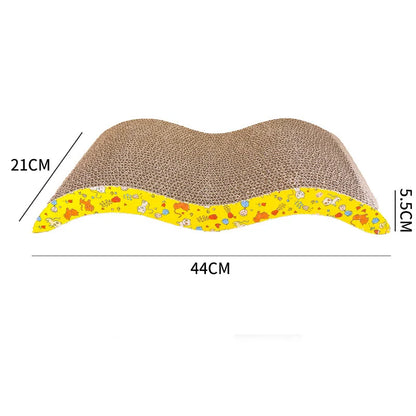 Cat Toys Cat Scraper Sharpening Claw Cardboard Corrugated Board Scratch-resistant Cat Scratch Board Cat Toy Sofa Cushion Bed