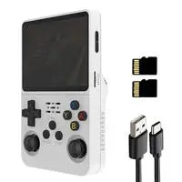 WUDS R36S Portable Handheld Game Controller with 3.5" HD Screen, Rechargeable Battery  - Perfect Christmas Gift for Gamers