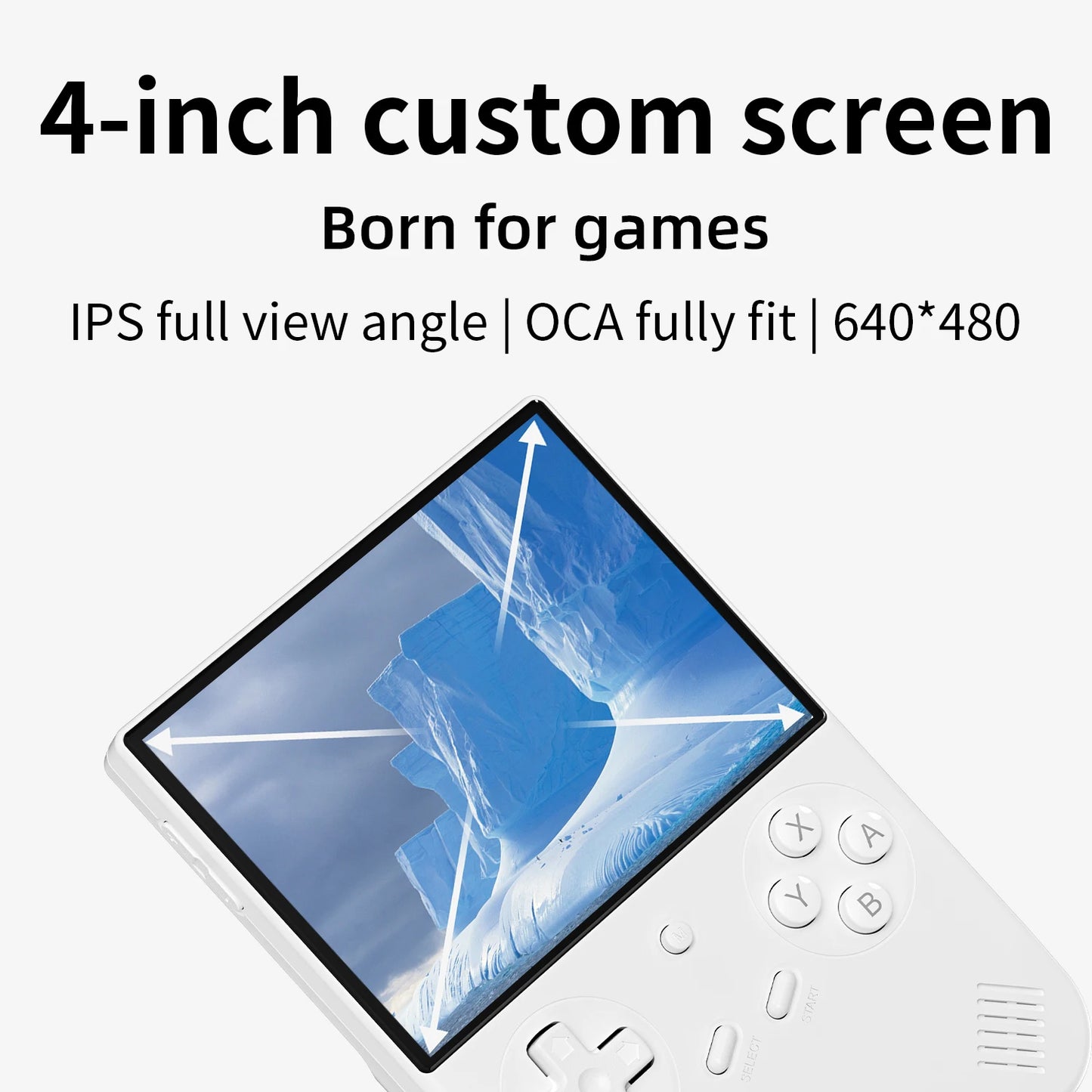 RG40XXV & RG35XX Plus Retro Handheld Game Console 640*480 IPS Screen Linux 64-bit 5000Games Support WIFI,Bluetooth,HDMI