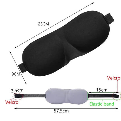 Sleep Mask Blockout Eye Mask for Side Sleeper Women Men Portable Blindfold Travel Sleeping Aid Eye Cover Slaapmasker