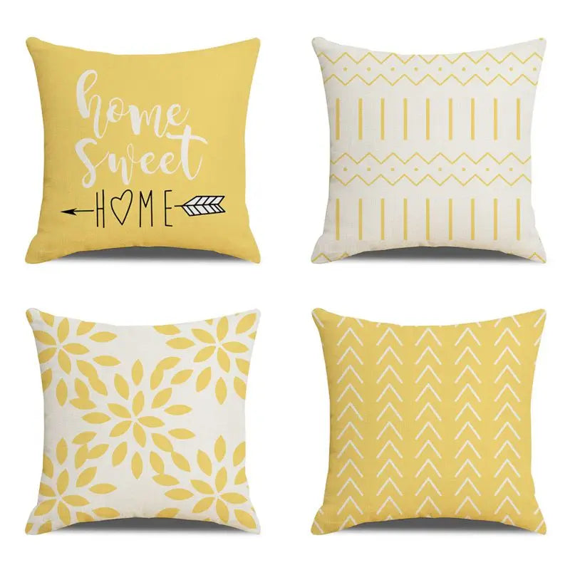 4PCS Throw Pillow Covers 18x18Inch Decorative Pillow Covers Soft Navy Blue Pillowcases for Couch Sofa Bed Home Boho Decor Accent