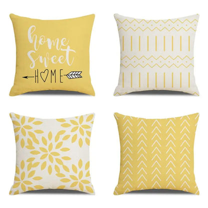 4PCS Throw Pillow Covers 18x18Inch Decorative Pillow Covers Soft Navy Blue Pillowcases for Couch Sofa Bed Home Boho Decor Accent