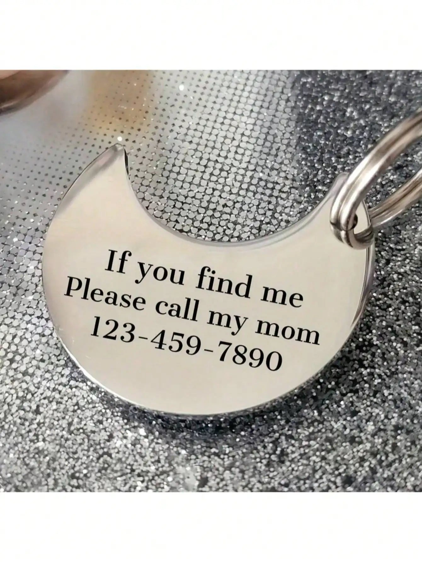 Personalized Laser Engraved Pet Tag Custom Name Number Anti Loss Rustproof Dog Cat ID Tag