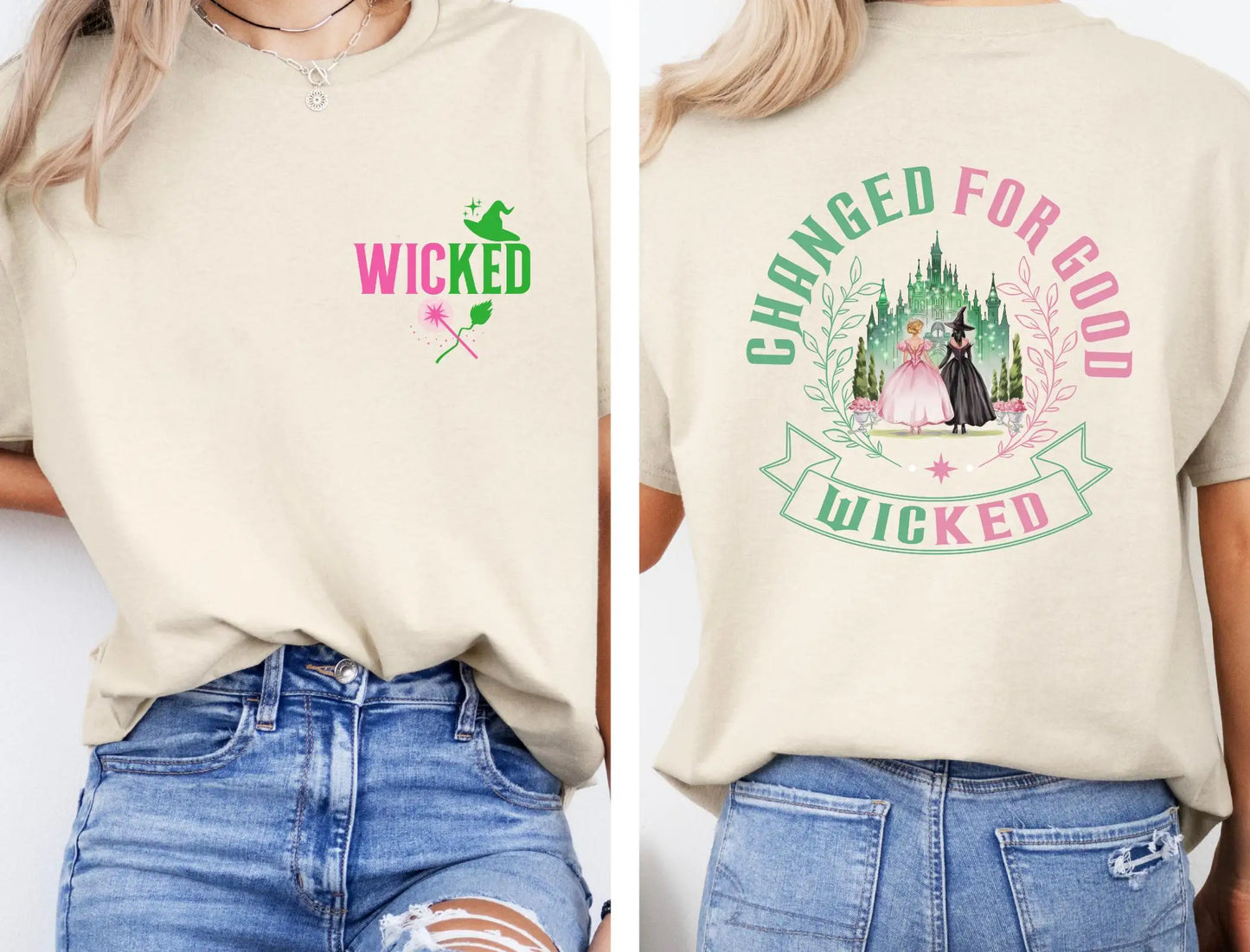 Wicked Change for Good Shirt Defy Gravity Broomstick Magic Wand Wizard Movie Fan Shirt Wicked Musical Fan Gift