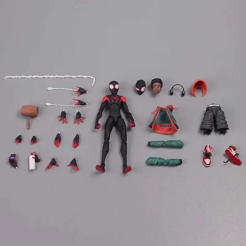 Spider-Man Event Model Spider-Man Miles · SV · SHF· Morales Penny Parker Anime Character Statue Toy