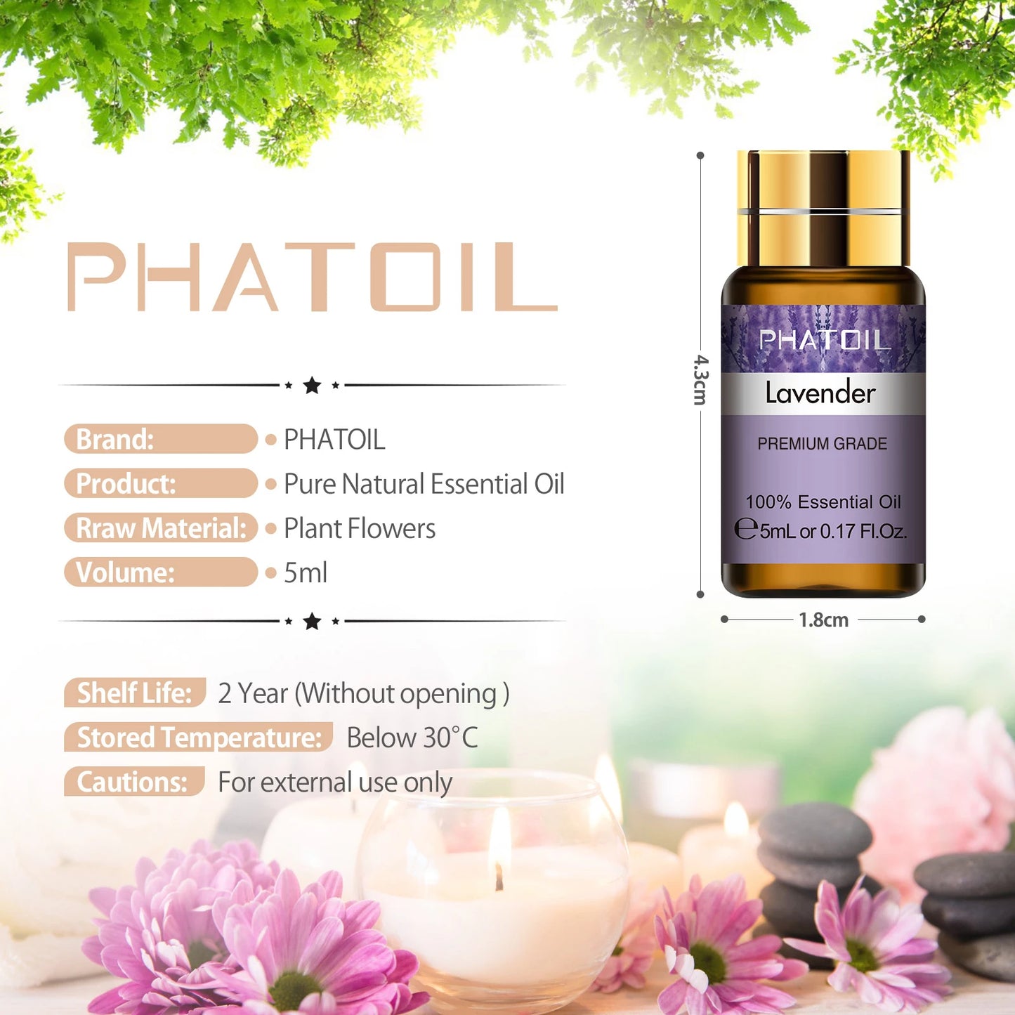 15pcs Essential Oils Set Natural Plant Aroma Essential Oils Diffuser Eucalyptus Vanilla Mint Lavender Rose Tea Tree Oil