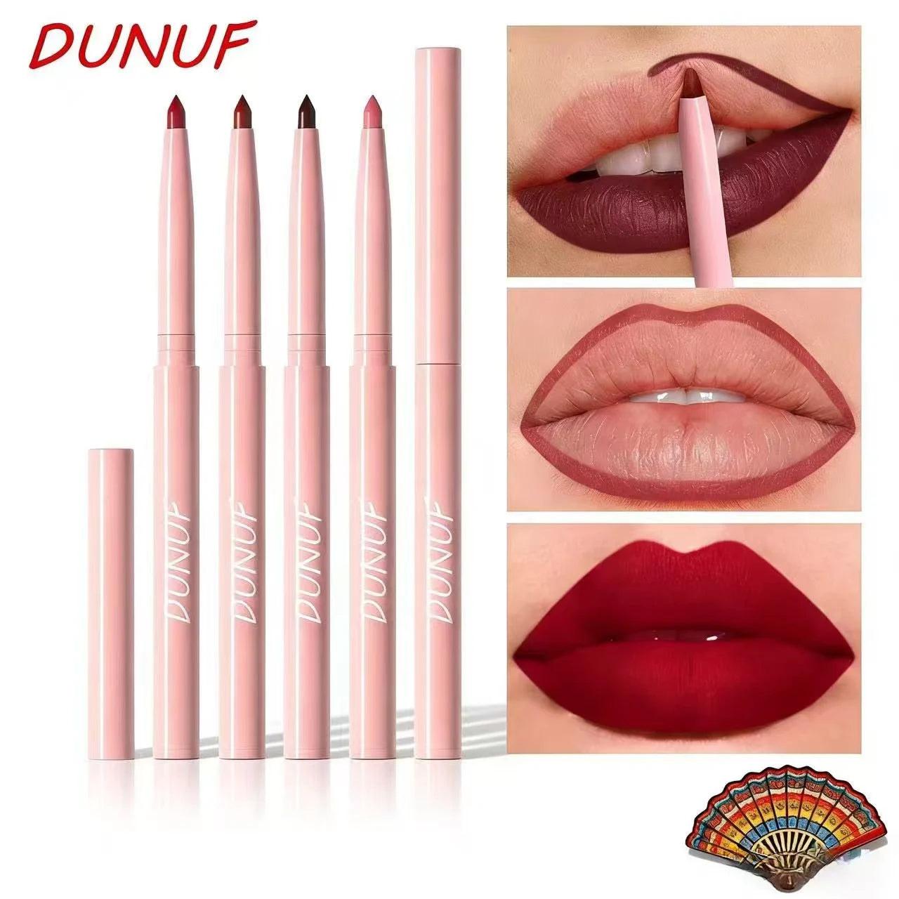 Waterproof Lip Liner Pencil 6 Colors Set: Lip Contour Waterproof Non-transfer Highly Pigmented Smooth Nude-pink Daily &  Party Makeup